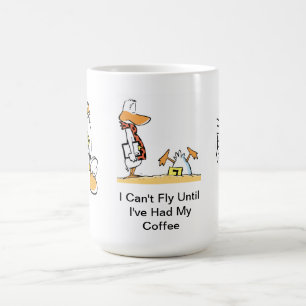 Luftfahrt-Spaß-Kaffee-Cartoon-Tasse Kaffeetasse
