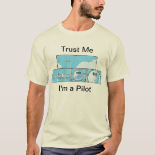 Luftfahrt-Spaß-PilotCartoon T-Shirt