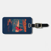 Luftfahrt-sportliches Plakat Gepäckanhänger (Vorderseite horizontal)