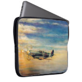 Luftfahrt Vintage Laptopschutzhülle (Vorne Rechts)