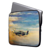 Luftfahrt Vintage Laptopschutzhülle (Vorderseite Links)