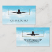 Luftfahrt | Wolken und Sky Visitenkarte (Vorne/Hinten)