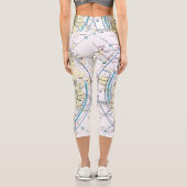 Luftfahrtabellen Capri Leggings (Rückseite)