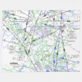 Luftfahrtabellen Fleecedecke (Vorderseite (Horizontal))