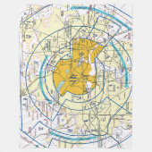 Luftfahrtabellen Fleecedecke (Vorderseite)