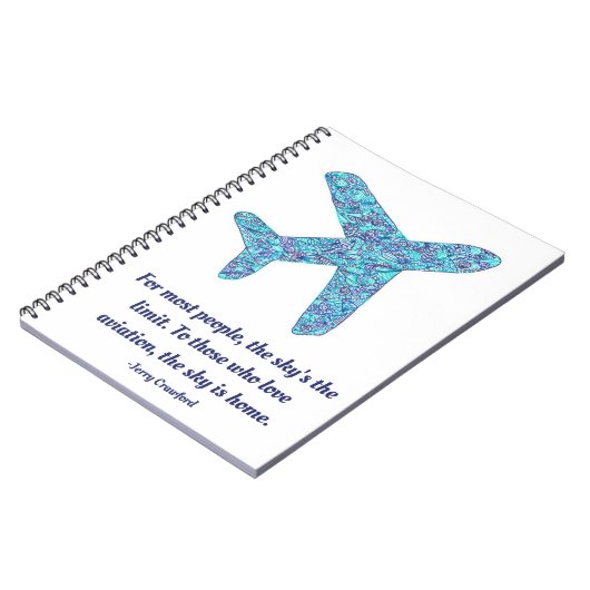 Luftfahrtangebot Notizblock (Linke Seite)