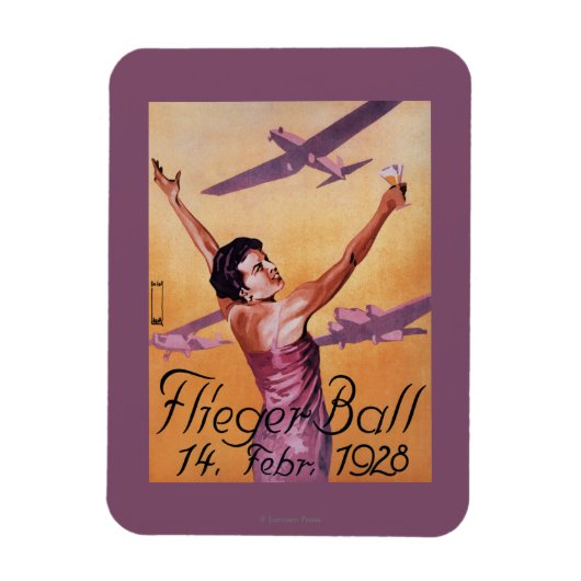 Luftfahrtausstellung im Hotel Wagner Promo Poster Magnet (Vertikal)