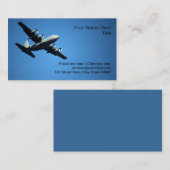 Luftfahrtexperte Visitenkarte (Vorne/Hinten)