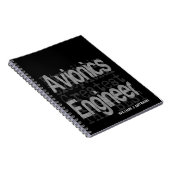 Luftfahrtingenieur CUSTOM Notizblock (Rechte Seite)