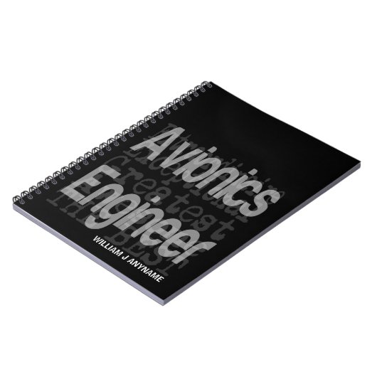 Luftfahrtingenieur CUSTOM Notizblock (Linke Seite)