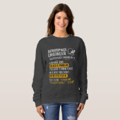 Luftfahrtingenieur Definition Sweatshirt (Vorne ganz)