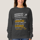 Luftfahrtingenieur Definition Sweatshirt (Vorderseite)