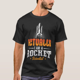 Luftfahrtingenieur eigentlich bin ich eine Raketen T-Shirt