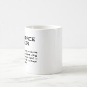 Luftfahrtingenieur - Funny Definition B-1 Kaffeetasse (Mittel)