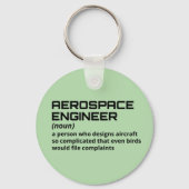Luftfahrtingenieur - Funny Definition B-2 Schlüsselanhänger (Vorderseite)