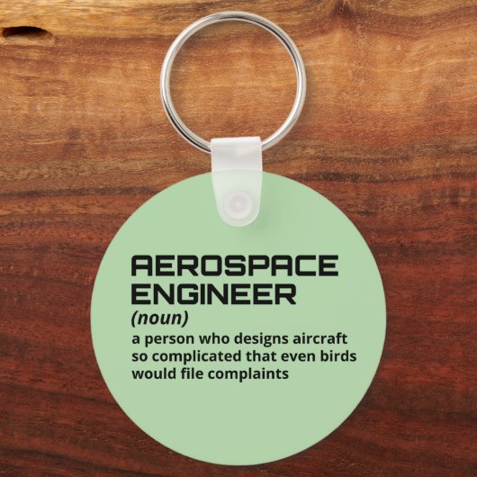 Luftfahrtingenieur - Funny Definition B-2 Schlüsselanhänger (Vorderseite)
