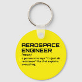 Luftfahrtingenieur - Funny Definition B-4 Schlüsselanhänger (Vorderseite)