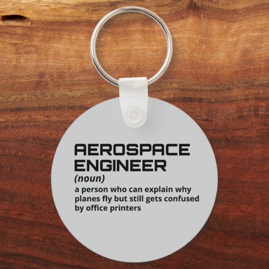 Luftfahrtingenieur - Funny Definition B-5 Schlüsselanhänger (Vorderseite)