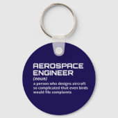 Luftfahrtingenieur - Funny Definition W-2 Schlüsselanhänger (Vorderseite)