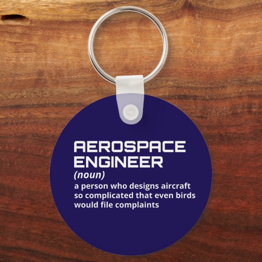 Luftfahrtingenieur - Funny Definition W-2 Schlüsselanhänger (Vorderseite)