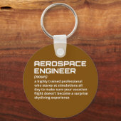 Luftfahrtingenieur - Funny Definition W-3 Schlüsselanhänger (Vorderseite)