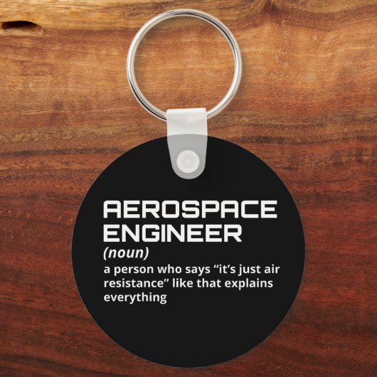 Luftfahrtingenieur - Funny Definition W-4 Schlüsselanhänger (Vorderseite)