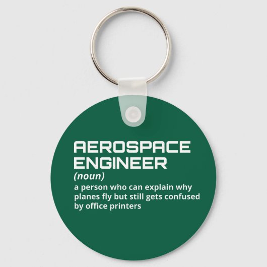 Luftfahrtingenieur - Funny Definition W-5 Schlüsselanhänger (Vorderseite)