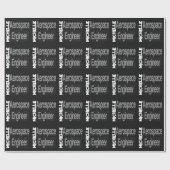 Luftfahrtingenieur Geschenkpapier (Flach)