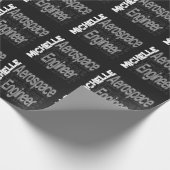 Luftfahrtingenieur Geschenkpapier (Ecke)