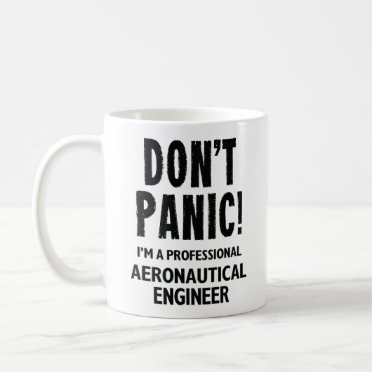 Luftfahrtingenieur Kaffeetasse (Links)