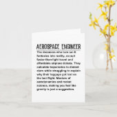 Luftfahrtingenieur Karte (Gelbe Blume)