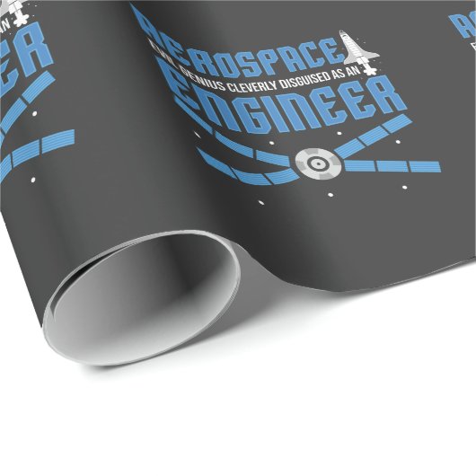 Luftfahrtingenieur-Technik-Uni-Student Geschenkpapier (Rolleneckpunkt)