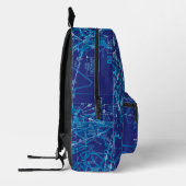 Luftfahrtkarte Bedruckter Rucksack (Links)