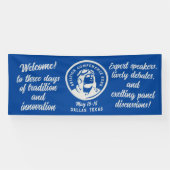 Luftfahrtkonferenz im Vintagen Stil Banner (Horizontal)