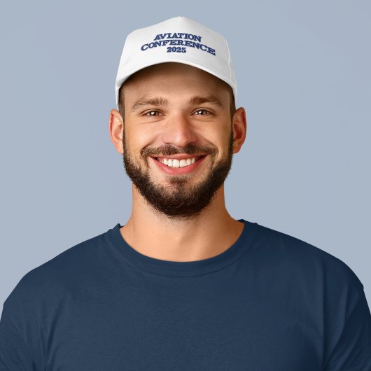 Luftfahrtkonferenz im Vintagen Stil Bestickte Baseballkappe