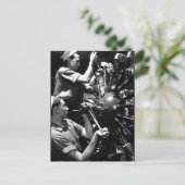 Luftfahrtmachinisten paaren sich auf dem Bild der  Postkarte (Stehend Vorderseite)