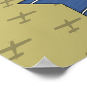 Luftfahrtsegment Poster (Ecke)