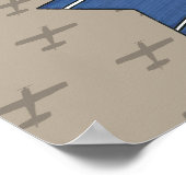 Luftfahrtsegment Poster (Ecke)