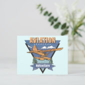 Luftfahrtsegment Postkarte (Stehend Vorderseite)