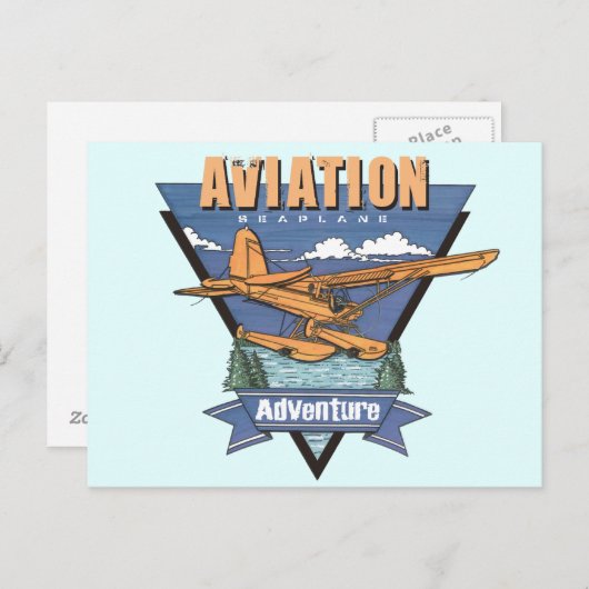 Luftfahrtsegment Postkarte (Vorne/Hinten)