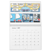 Luftfahrtskalender für den Piloten Cartoon Kalender (Jan 2027)