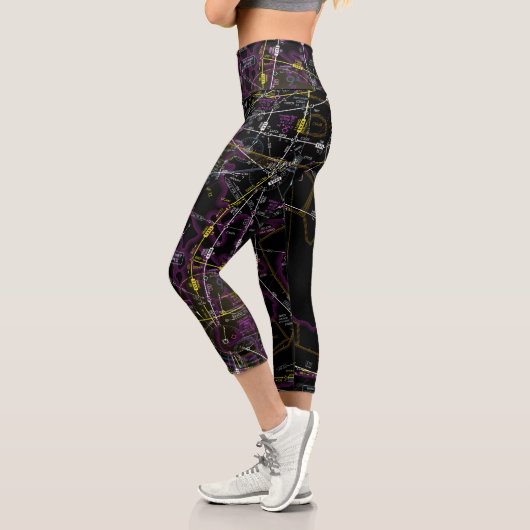 Luftfahrtskartentabelle Capri Leggings (Links)