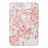 Luftfahrtskizze Badematte (Vorderseite Vertikal)