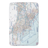 Luftfahrtskizze Badematte (Vorderseite Vertikal)