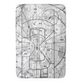 Luftfahrtskizze Badematte (Vorderseite Vertikal)