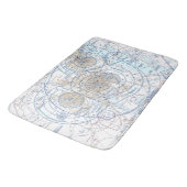 Luftfahrtskizze Badematte (Schrägansicht)