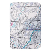 Luftfahrtskizze Badematte (Vorderseite Vertikal)