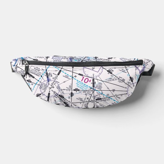 Luftfahrtskizze Bauchtasche (Ablage )