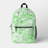 Luftfahrtskizze Bedruckter Rucksack (Vorderseite)