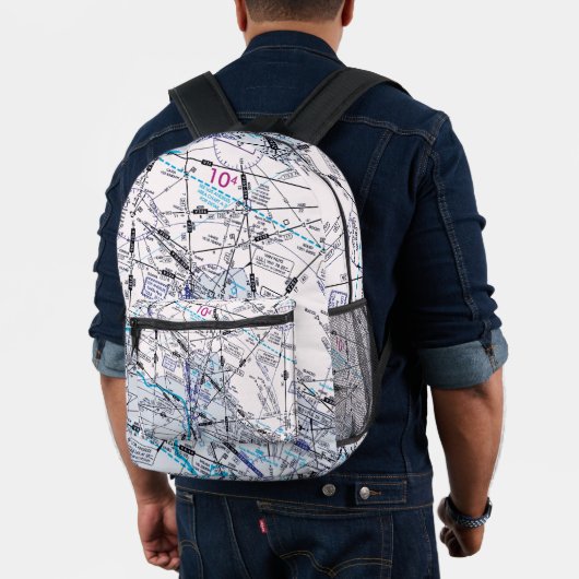 Luftfahrtskizze Bedruckter Rucksack (Insitu (Modell))